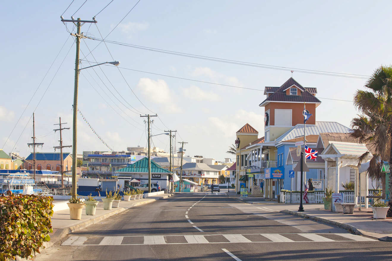 A view of a street in George Town